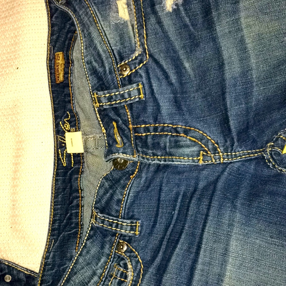 Women’s silver jean